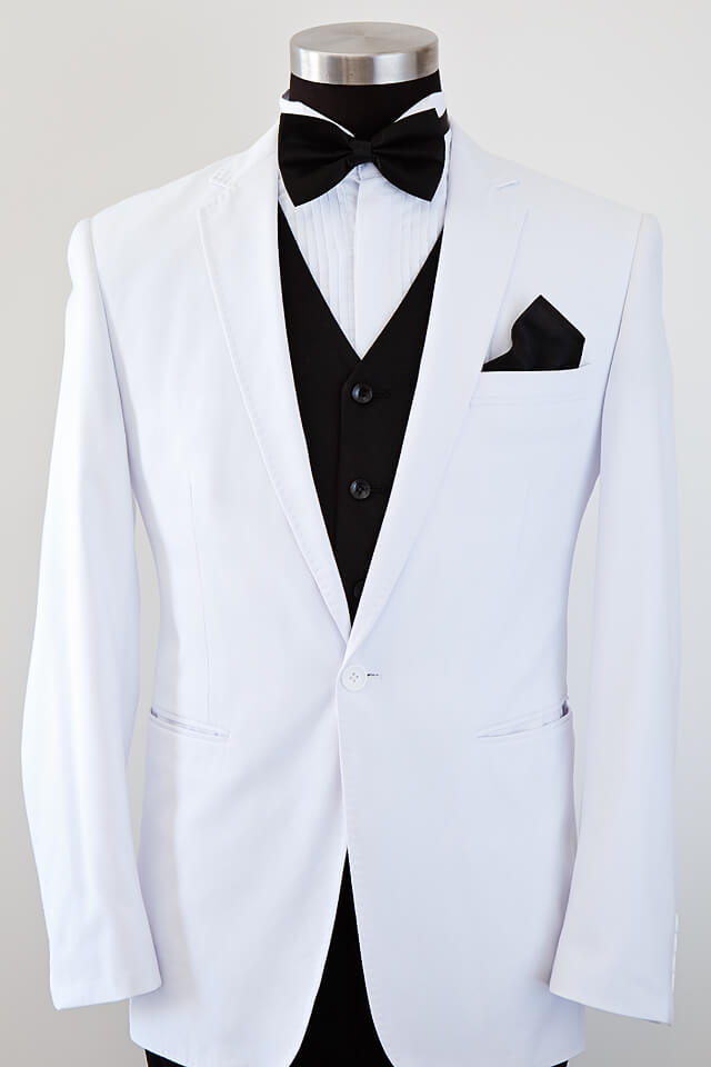 White Suit - Bridal & Tuxedo
