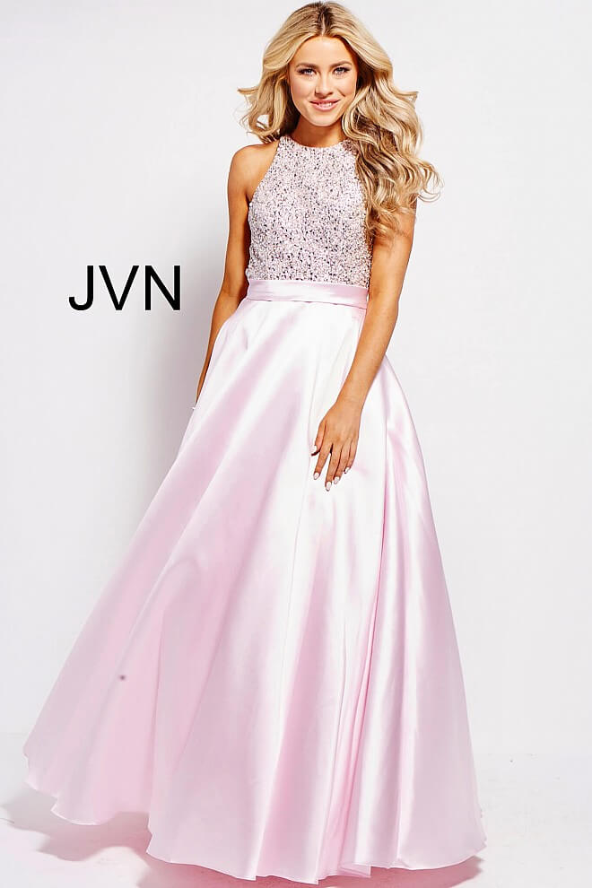 Jovani - 07251 One Shoulder A-Line Jovani Dresses | Womens Grey Floral JVN ...