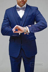 Navy Suit from Bridal and Tuxedo