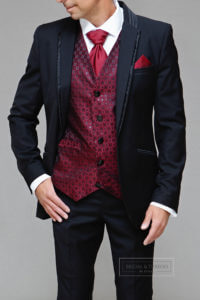 Maroon Waistcoat for Groom
