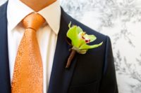 Bold tie for Groom