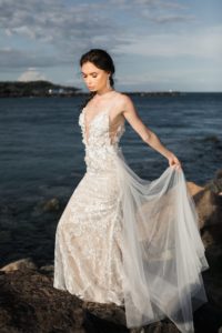 Custom wedding dress